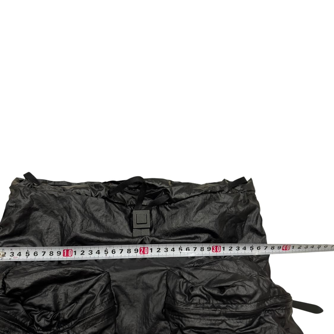 나이키 빈티지 Y2K 나일론 스트링 럭색 포켓 백팩 가방 블랙 상품이미지5