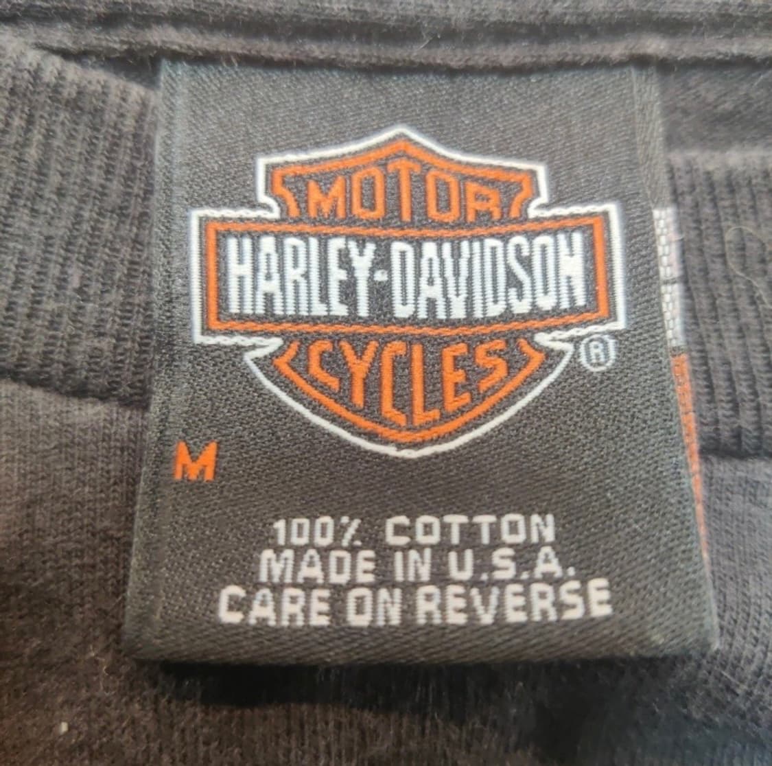 🇺🇸M ) 할리 데이비슨 스파이더 웹 롱슬리브 상품이미지3