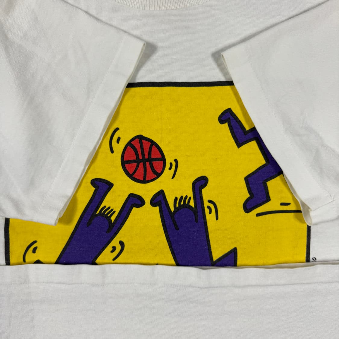 빈티지 90s Amy Liang Basketball 팝아트 티셔츠 상품이미지8