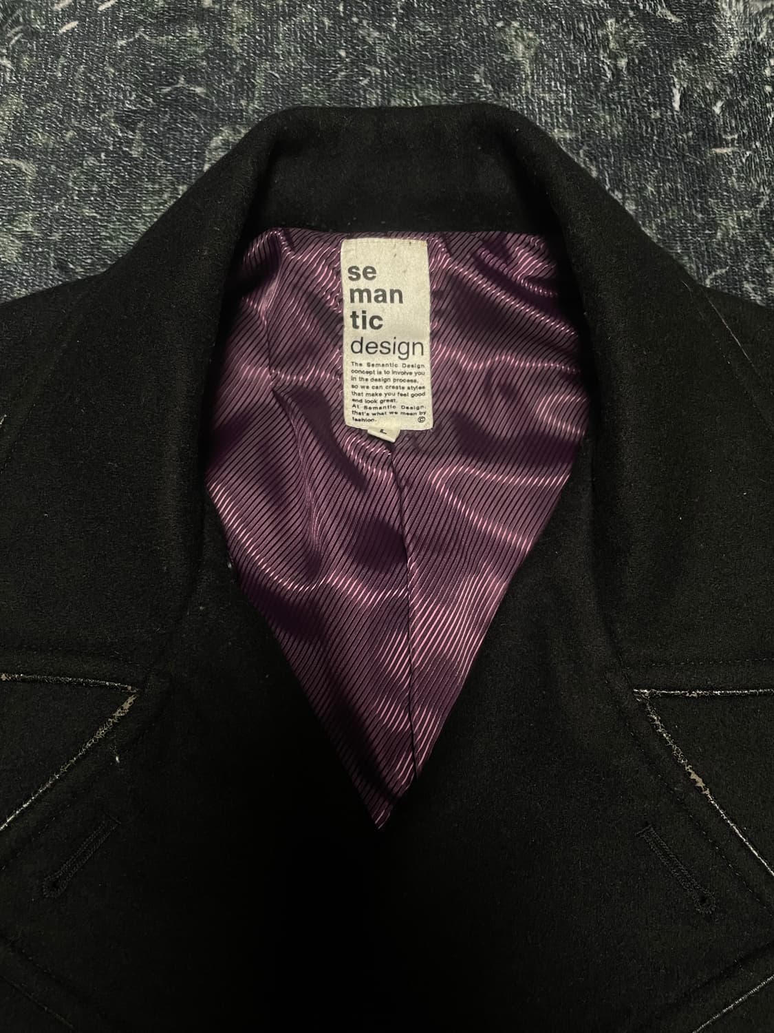 semantic desige pea coat 상품이미지2