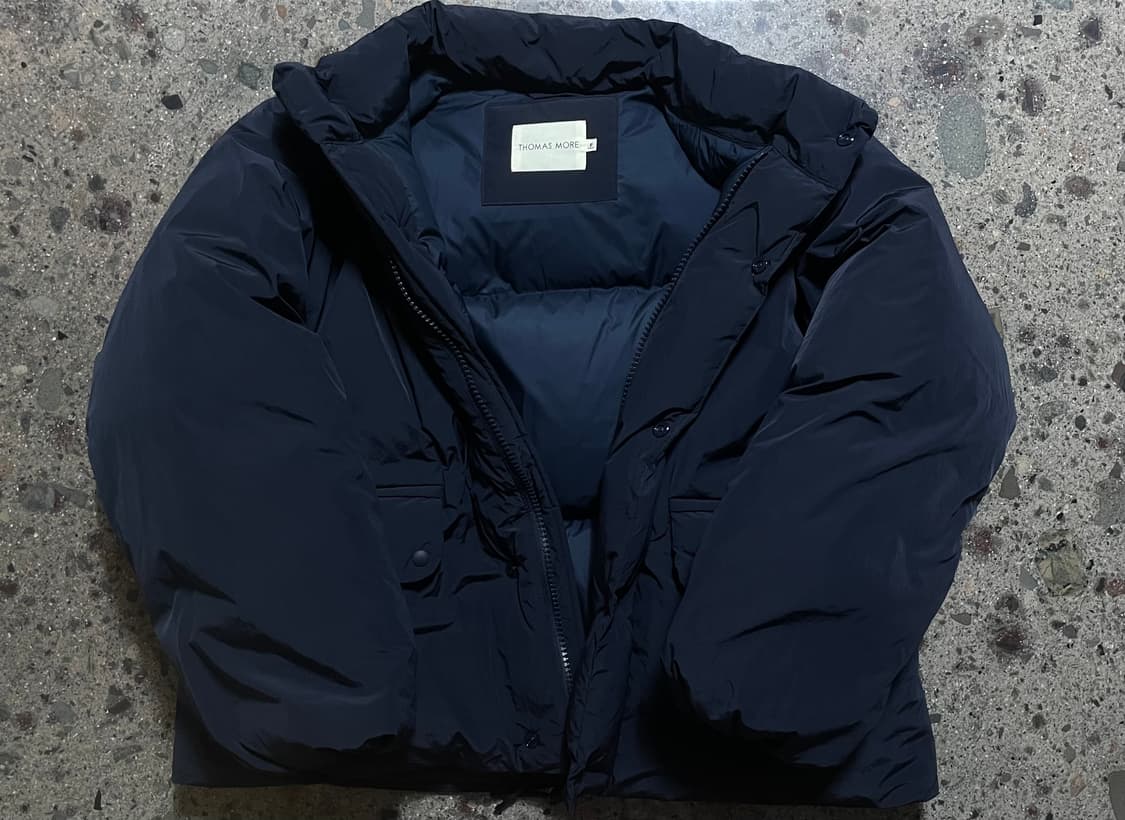 토마스모어-시티 숏 다운(네이비) 상품이미지1