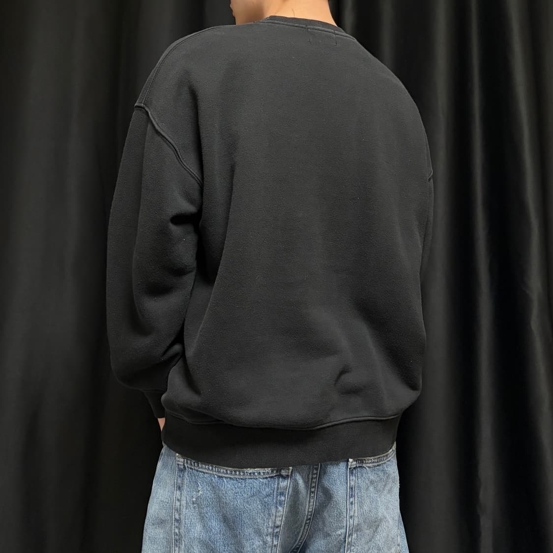 슬로우애시드 블러리 로고 맨투맨 L 상품이미지4