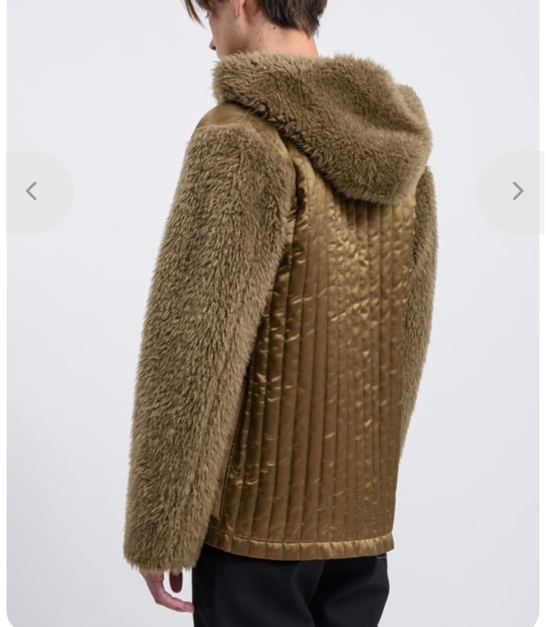 헬무트랭 레이어드 폭스 퍼코트 자켓 상품이미지4