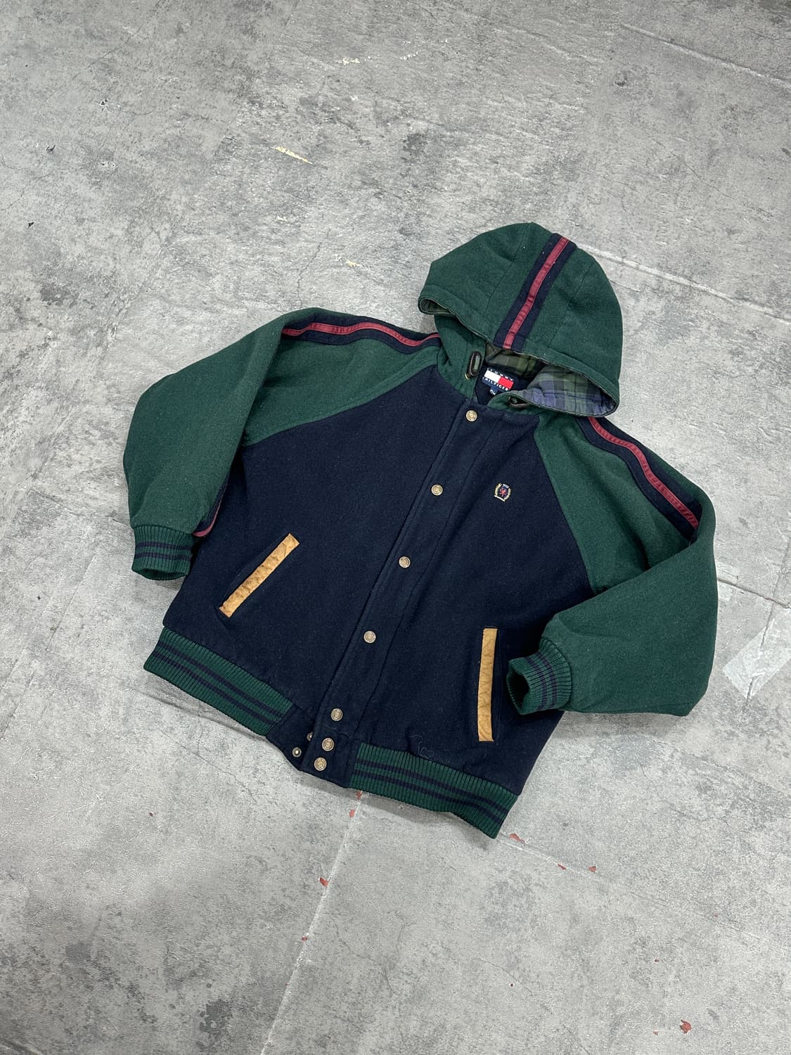 타미힐피거 모직 후드 점퍼 상품이미지1