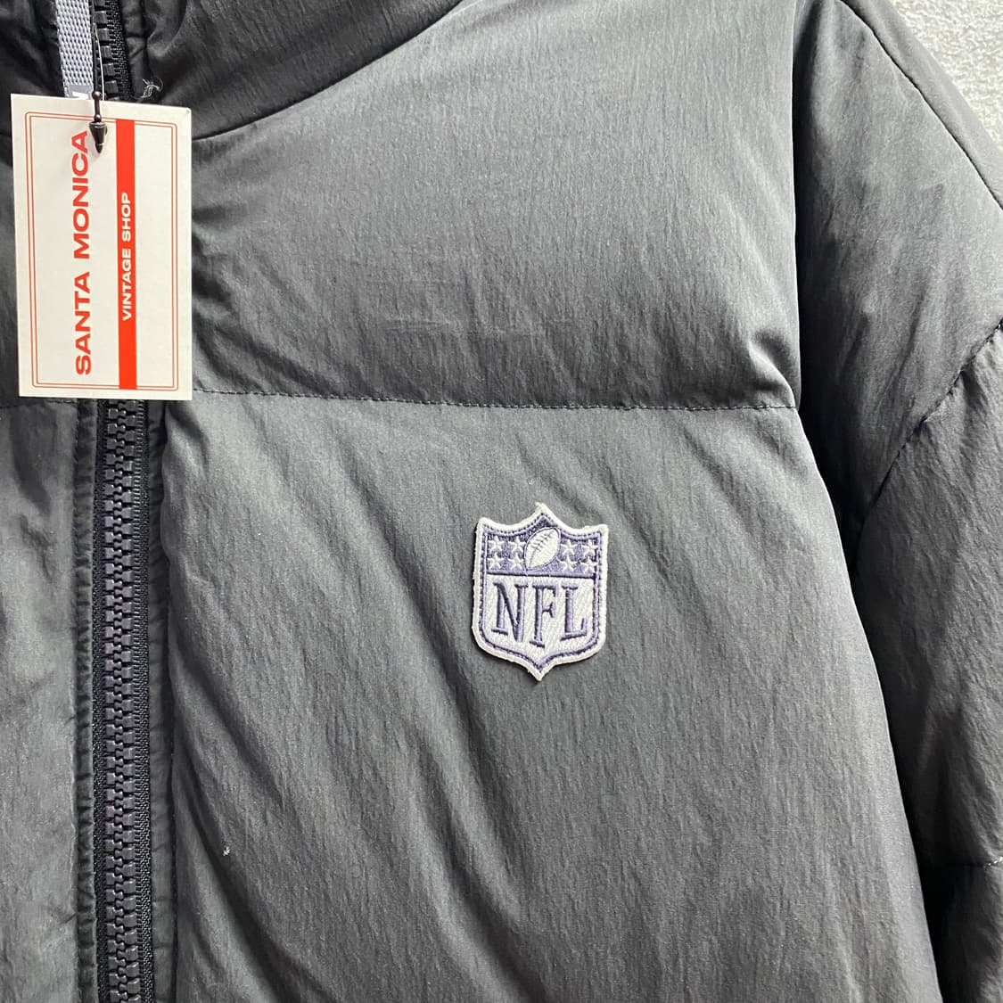 NFL 빅로고 쉐르파 리버시블 다운 숏 패딩 B3126 상품이미지7