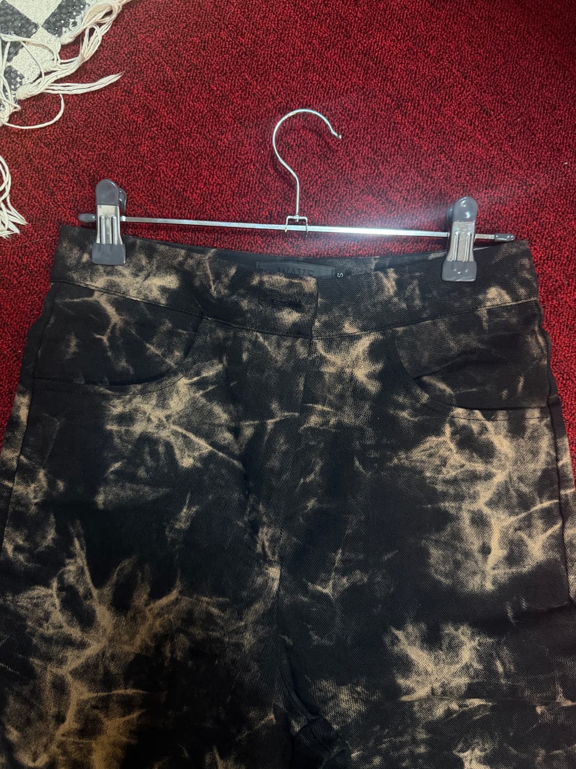 웨이브 타이다이팬츠 블랙 S 상품이미지2