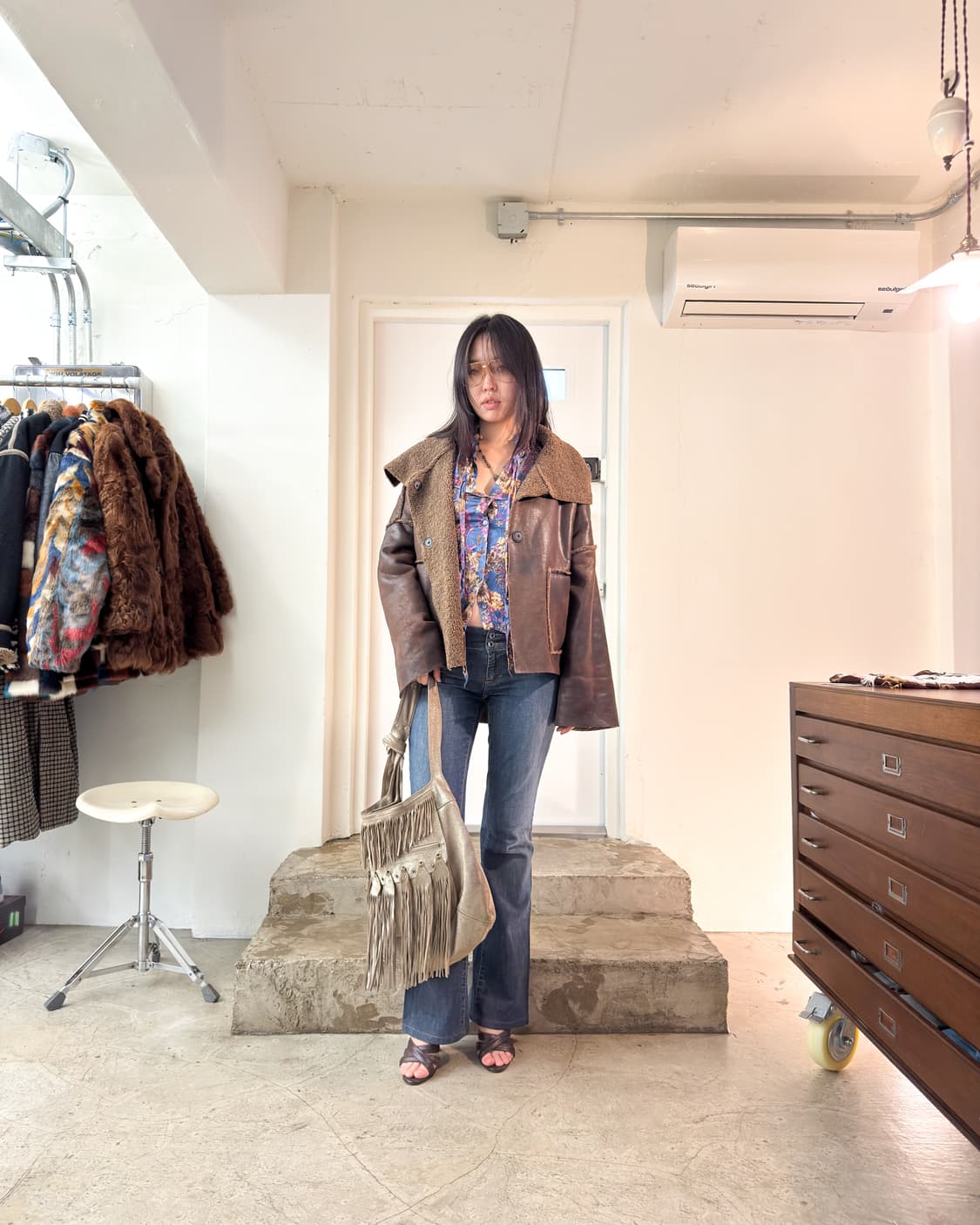 Collection PRIVÉE Shearling Jacket/ 42 상품이미지2