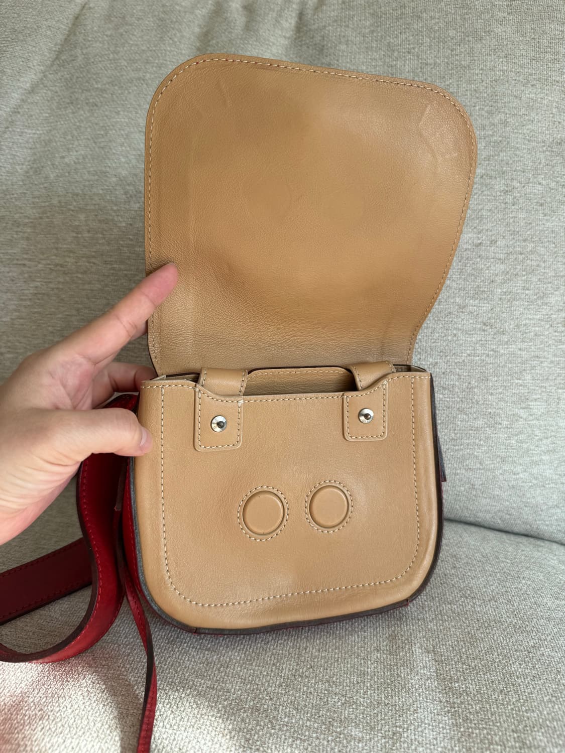 ffroi 프루아 아일랜드백 레드 상품이미지3