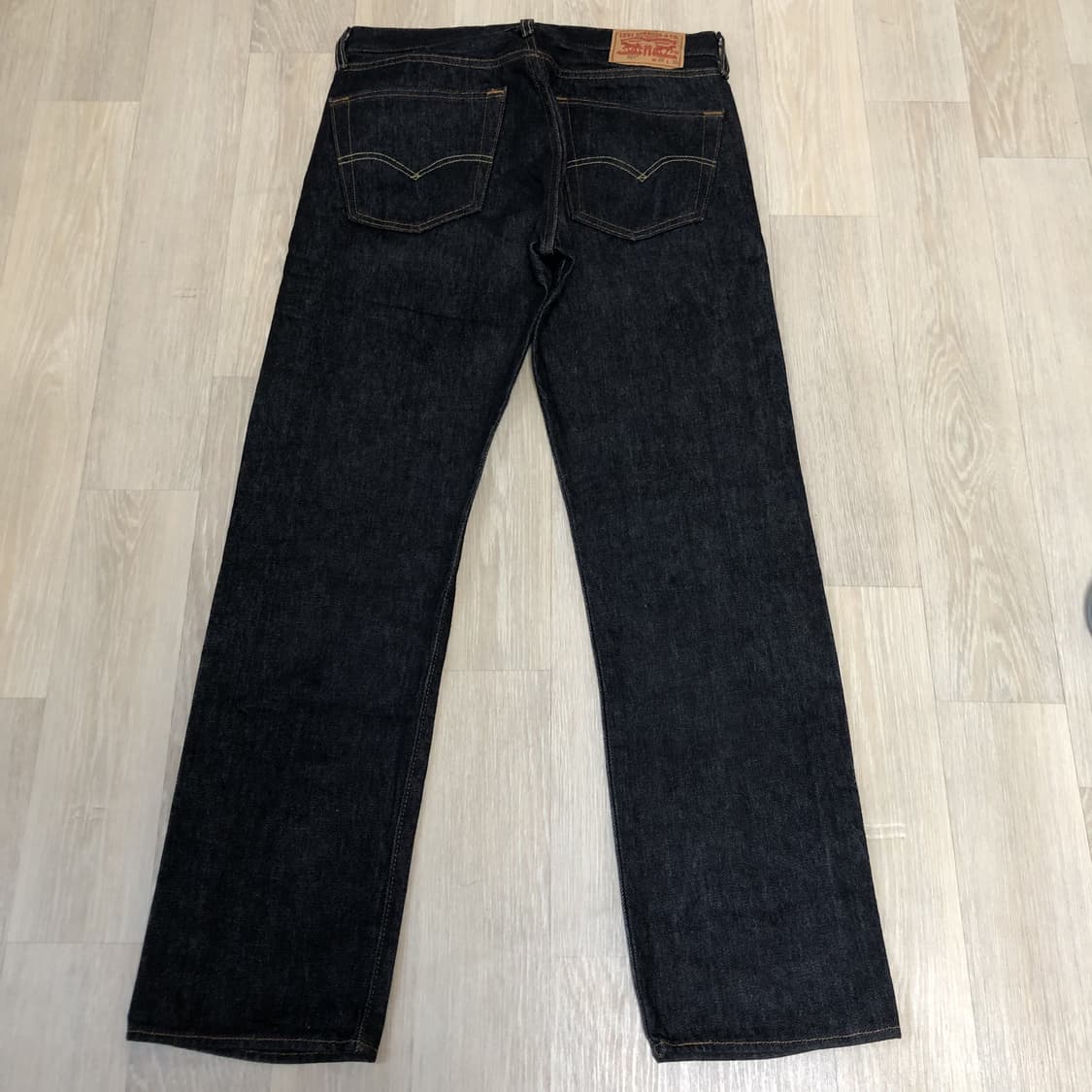 (31) 리바이스 Levi's 501 스트레이트핏 흑청 데님 상품이미지7