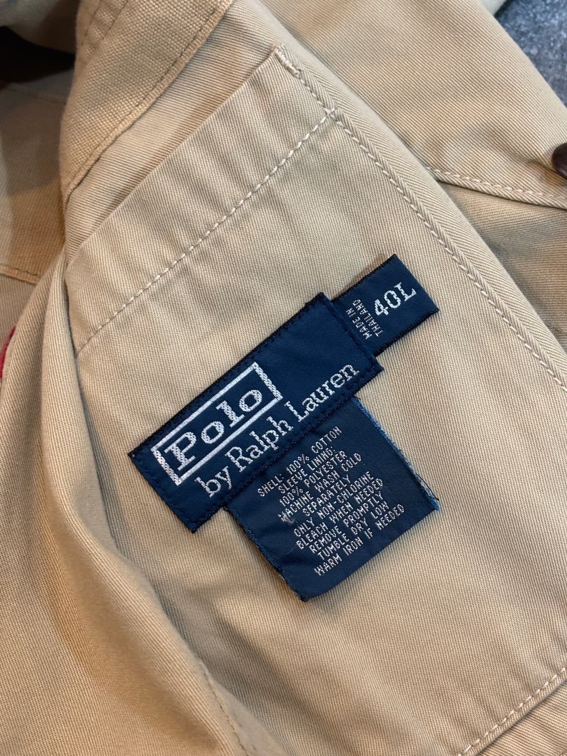 폴로 랄프로렌 면자켓 40L사이즈 상품이미지7