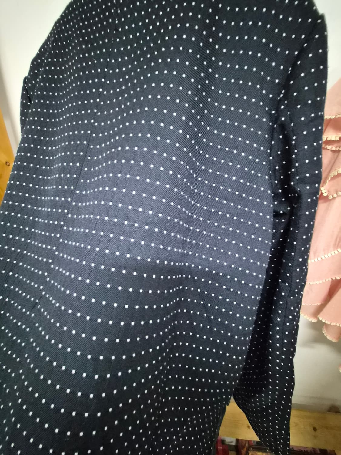 엔쥬반 체크도트 디자이너자켓 상품이미지9