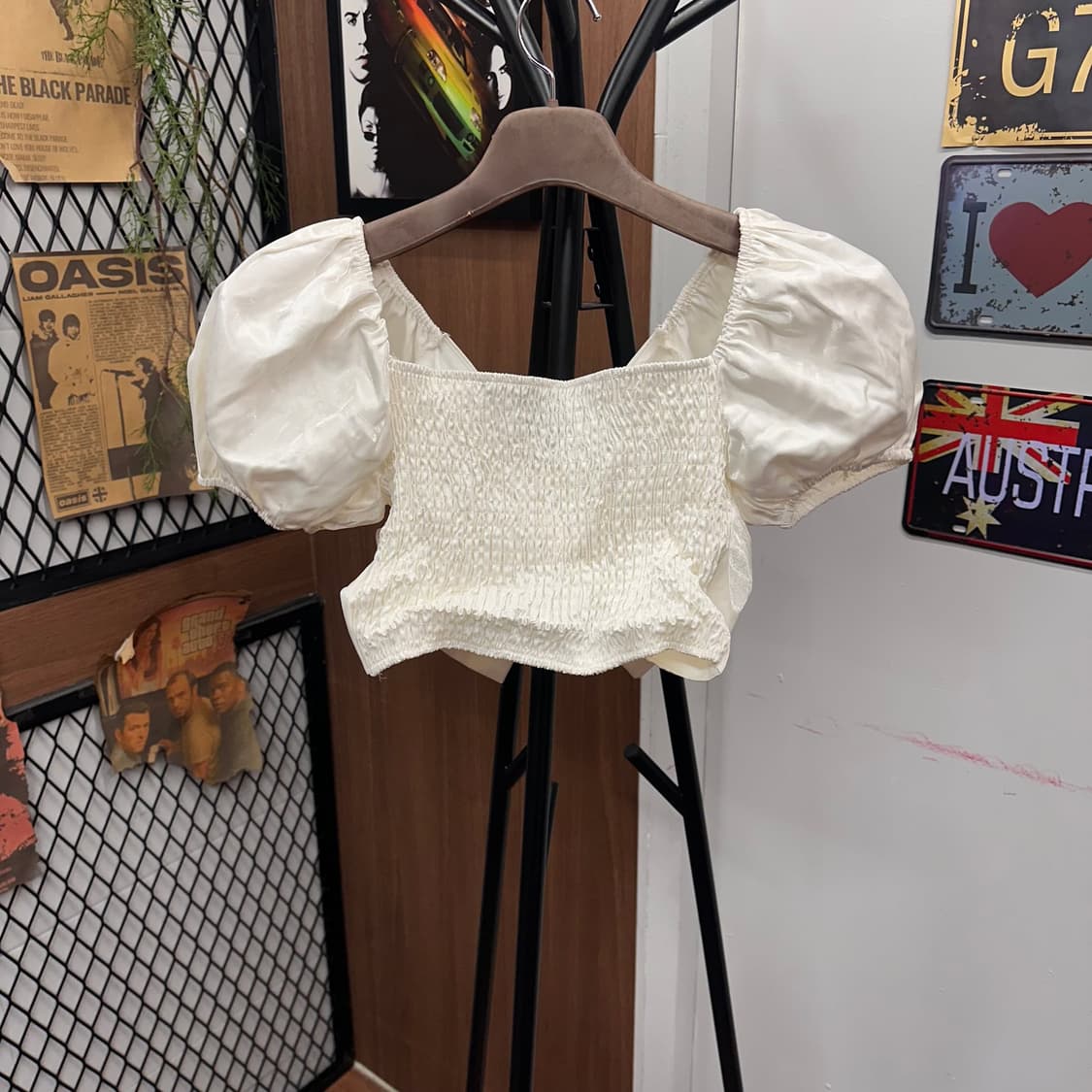 Ivory Big Ribbon Off-Shoulder Top  상품이미지2