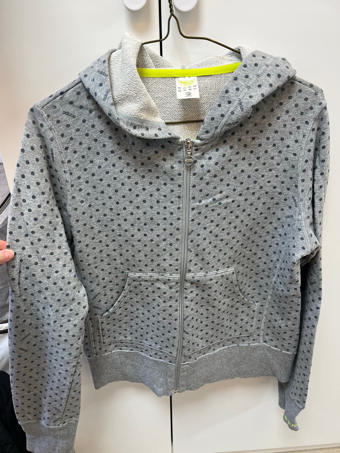 Adidas 도트 후드집업 상품이미지1