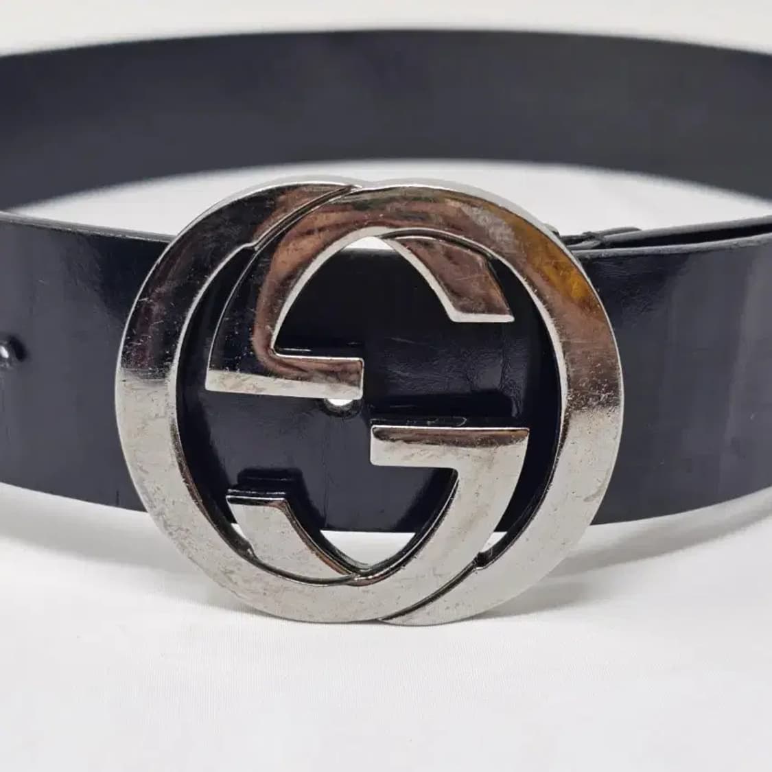 구찌 인터로킹 G 버클 벨트 블랙 상품이미지2