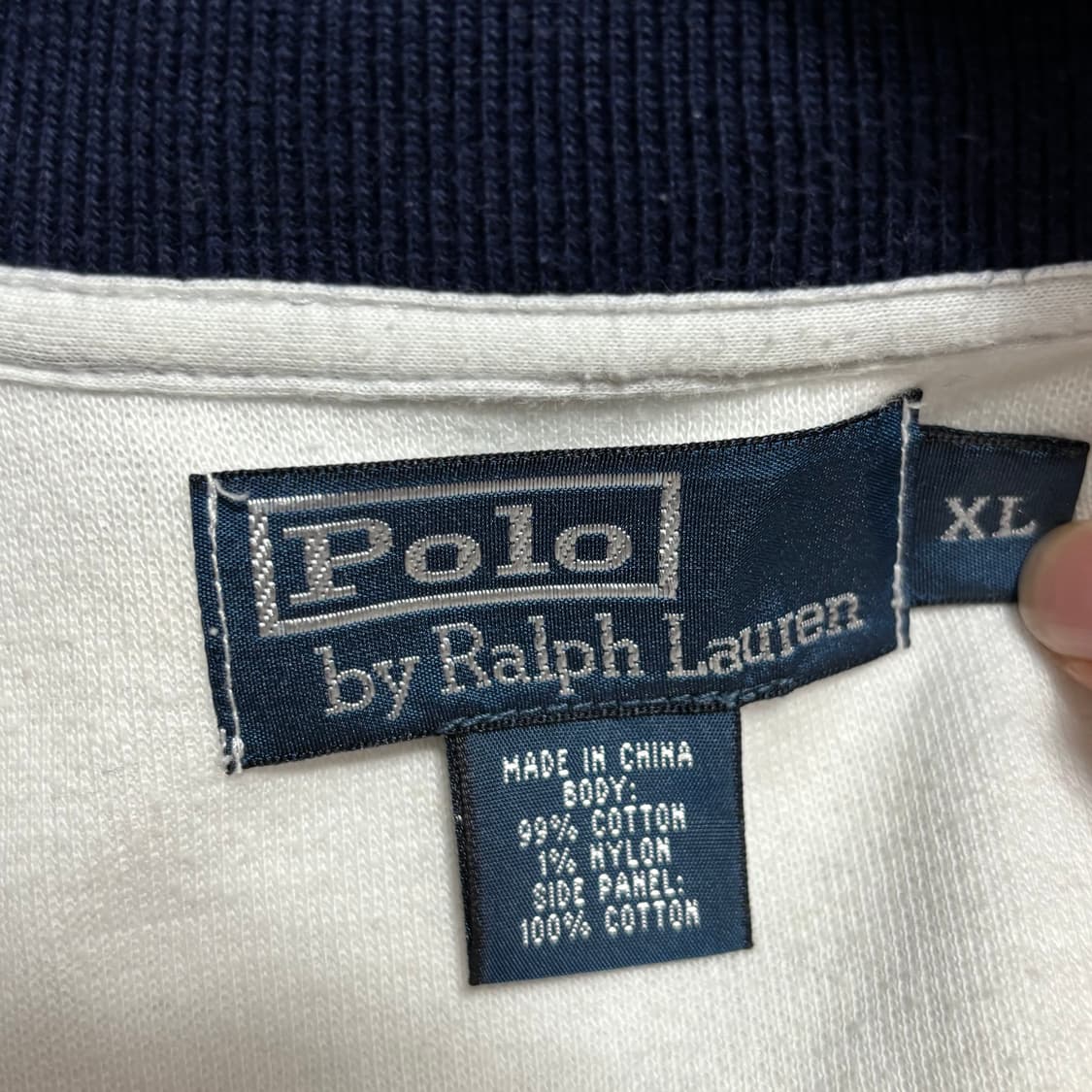 XL 폴로랄프로렌 뉴욕 파이니스트 화이트 트랙 자켓 상품이미지4