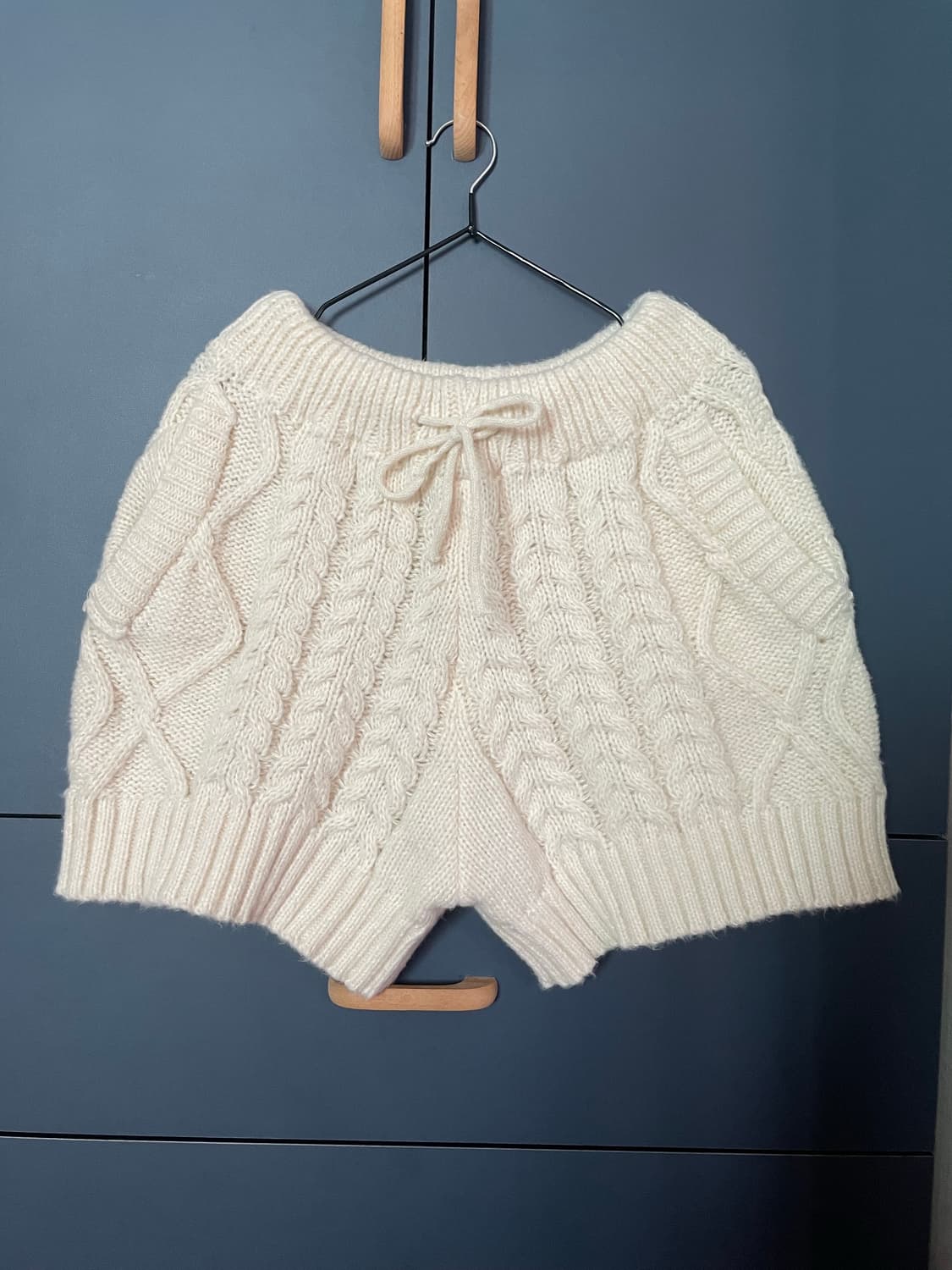 모리 러블리 니트 하프팬츠 + 폴라탑 겨울 셋업 상품이미지1