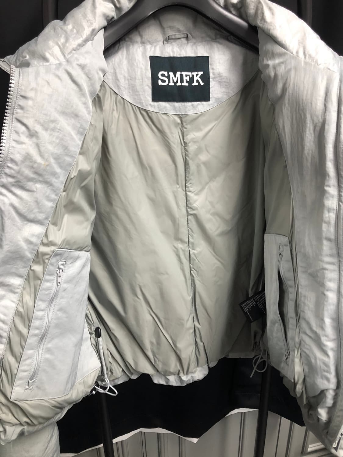 SMFK future storm 실버 와이드 다운 퍼프재킷 패딩 상품이미지6