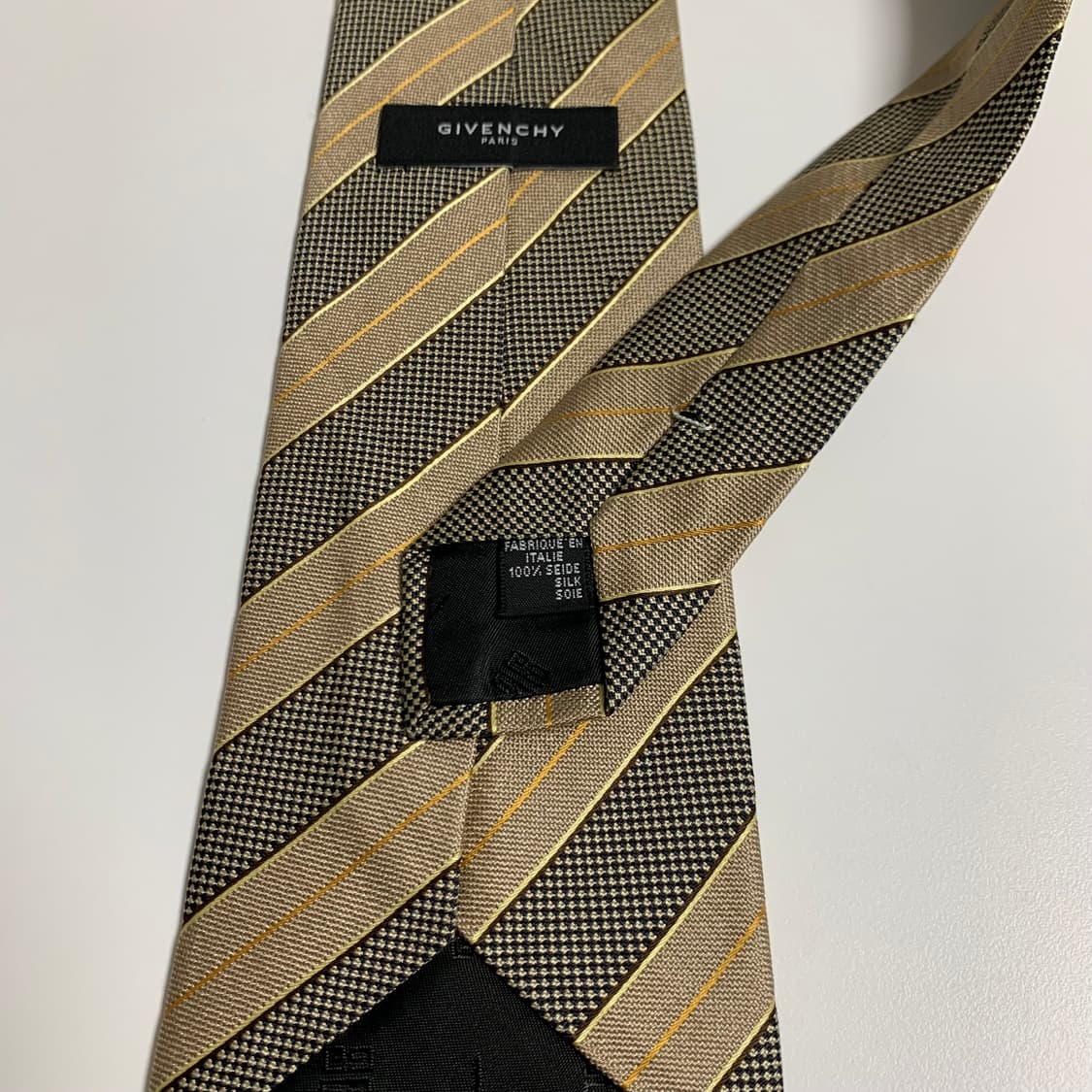 지방시(GIVENCHY) 명품 레지멘탈 클래식넥타이 신형라벨 A등급 상품이미지7