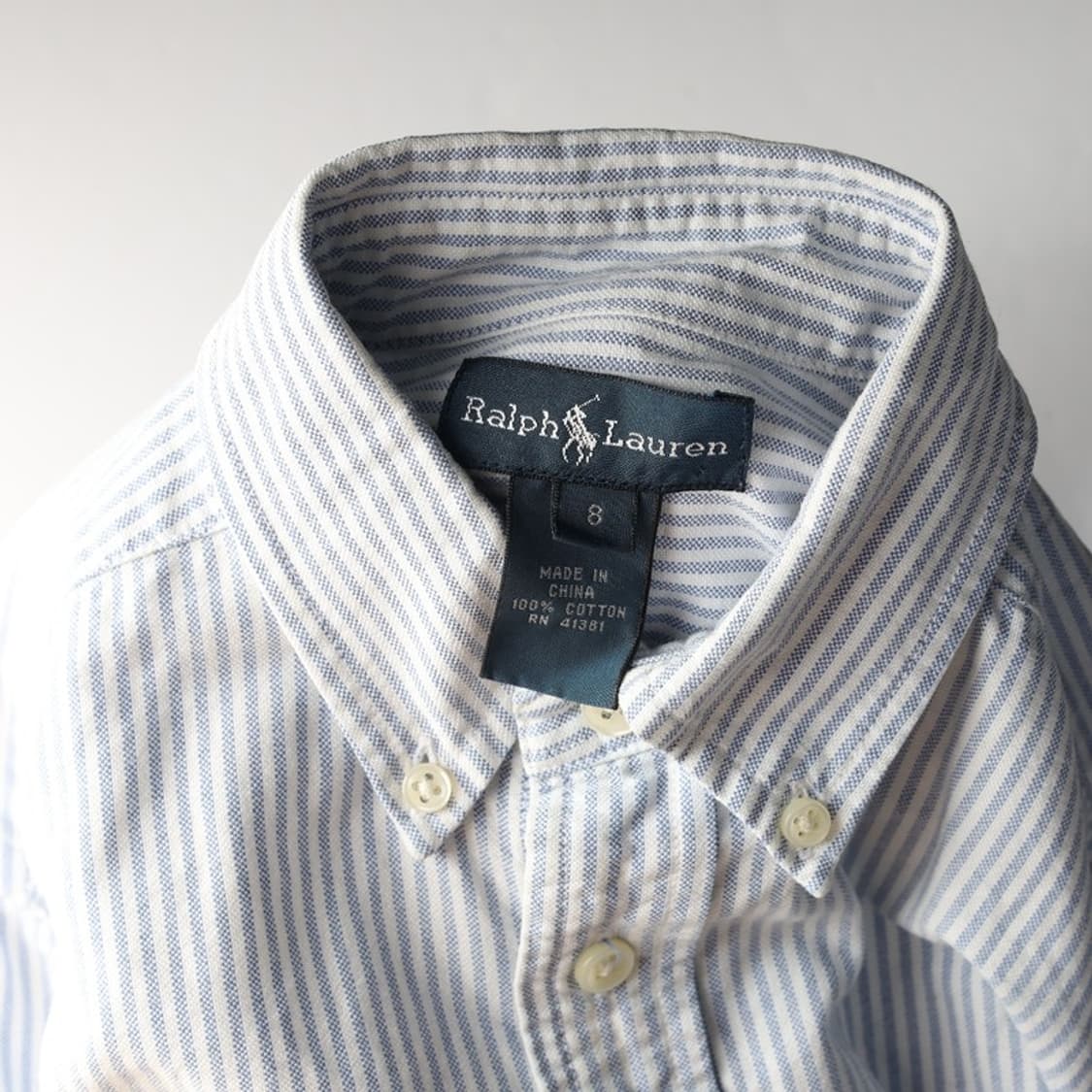 랄프로렌 블루 스트라이프 셔츠 8 상품이미지5