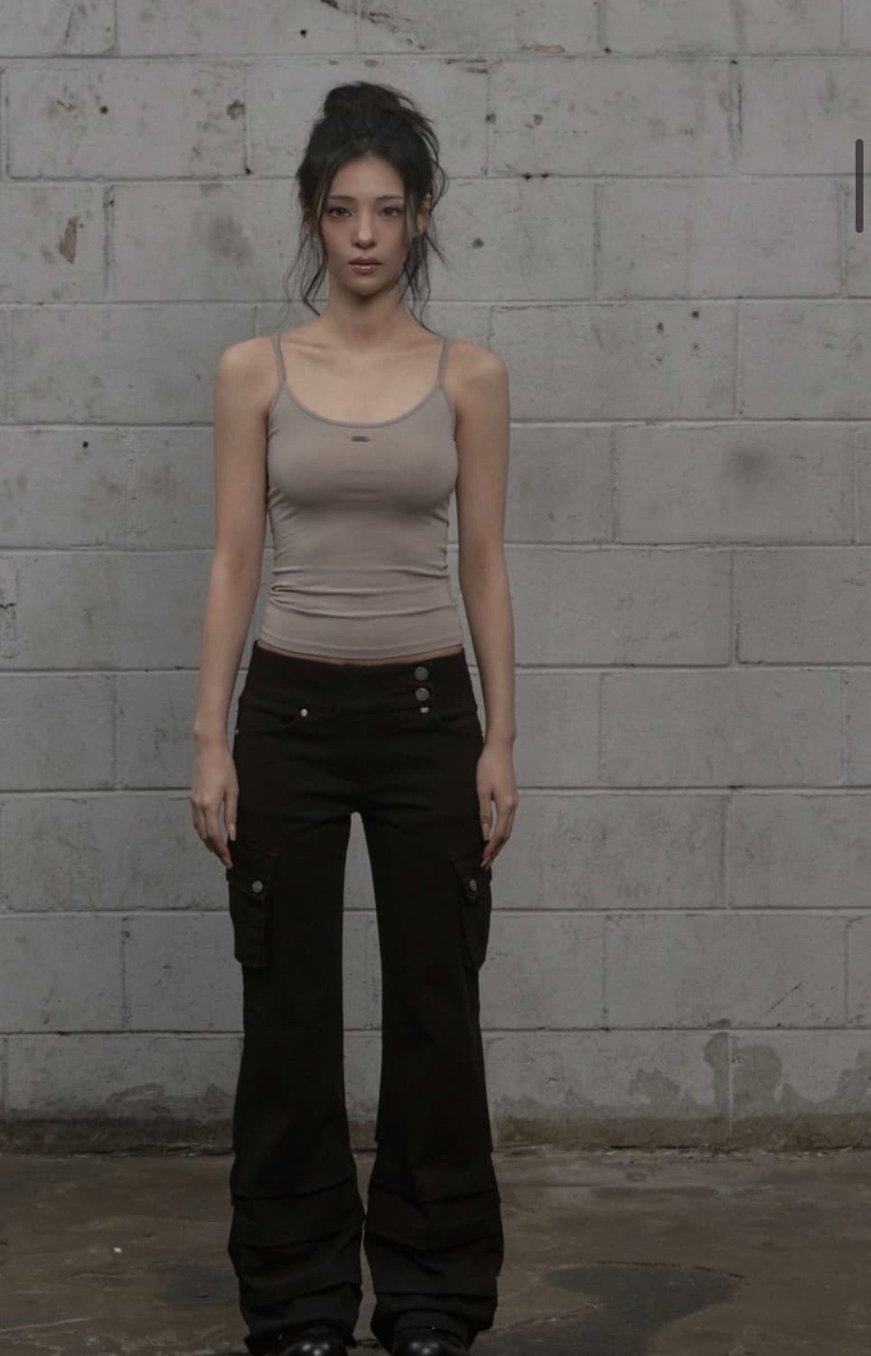 (텍있음,새제품) 카키포인트 신상 코튼 부츠컷 팬츠 상품이미지3