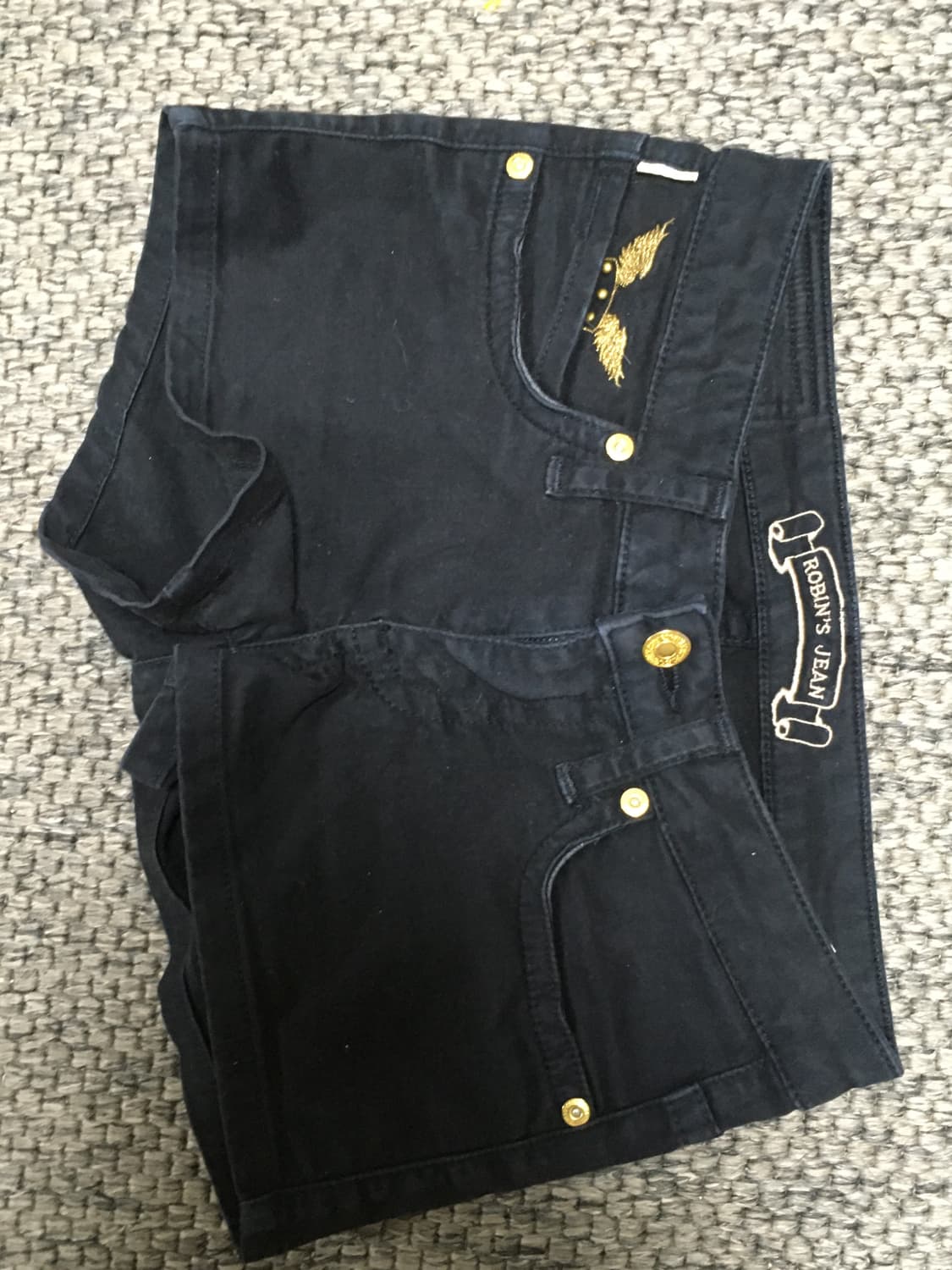 로빈스진 와투케 갸루 청반바지 마이크로쇼츠 상품이미지2