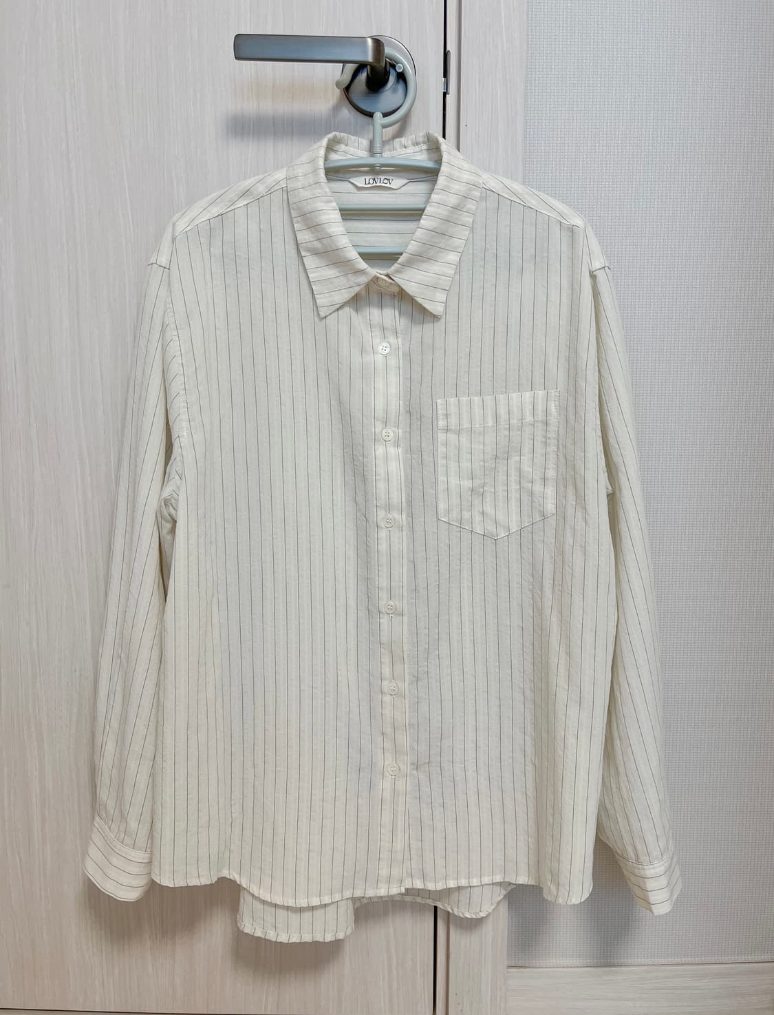 로브로브 여성 베이지 셔츠 상품이미지4