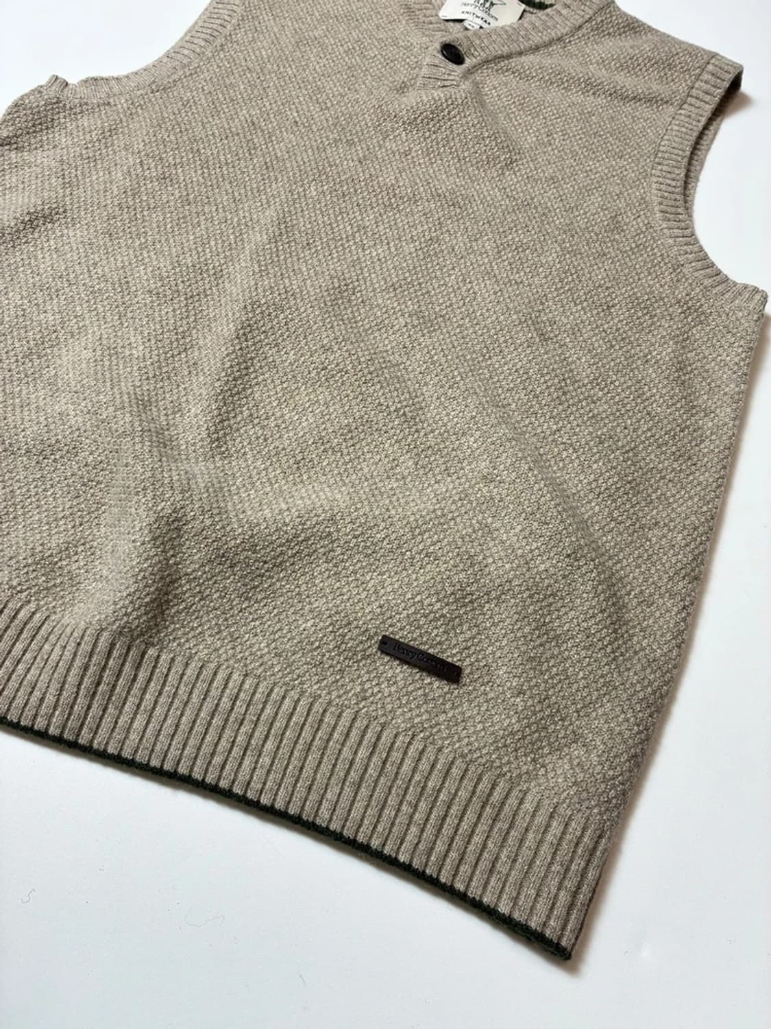 헨리코튼 22FW 트윌 헨리넥 니트 베스트 PN8800 상품이미지3