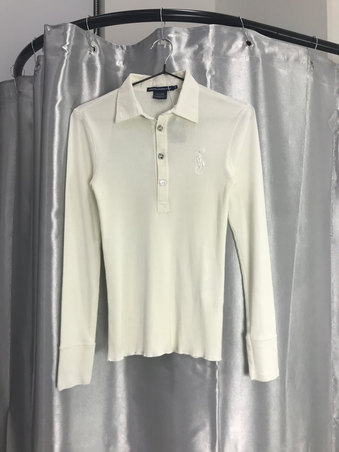 Ralph Lauren white collar top 상품이미지4