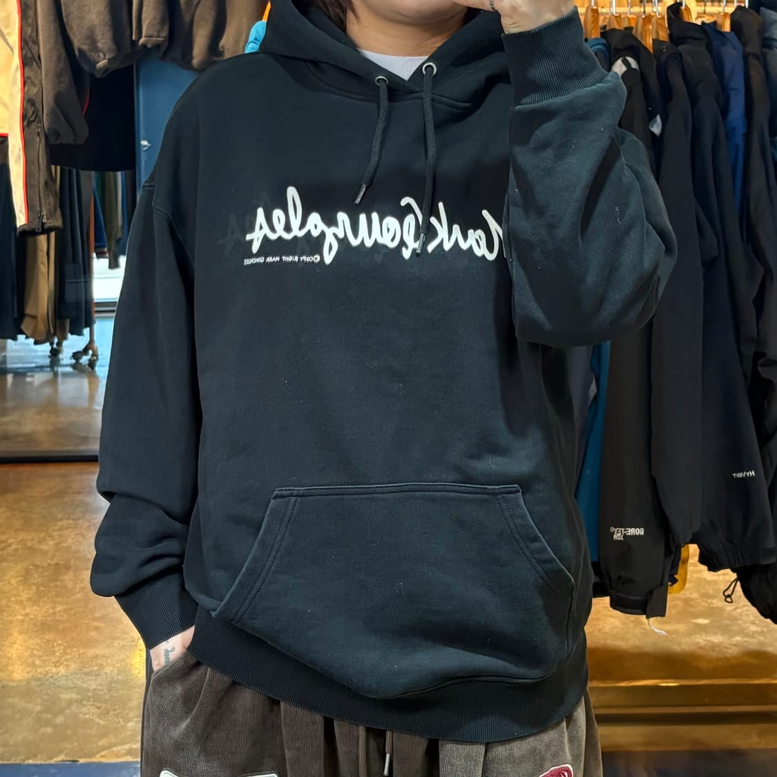 마크곤잘레스 블랙 후드 상품이미지1