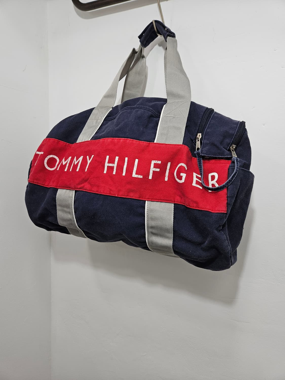 타미힐피거 올드스쿨 캔버스 더플백 보스턴백  상품이미지2