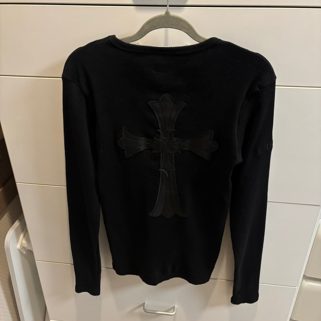 Faith Guarder 펑크 크로스 로고 골지 티셔츠 상품이미지4