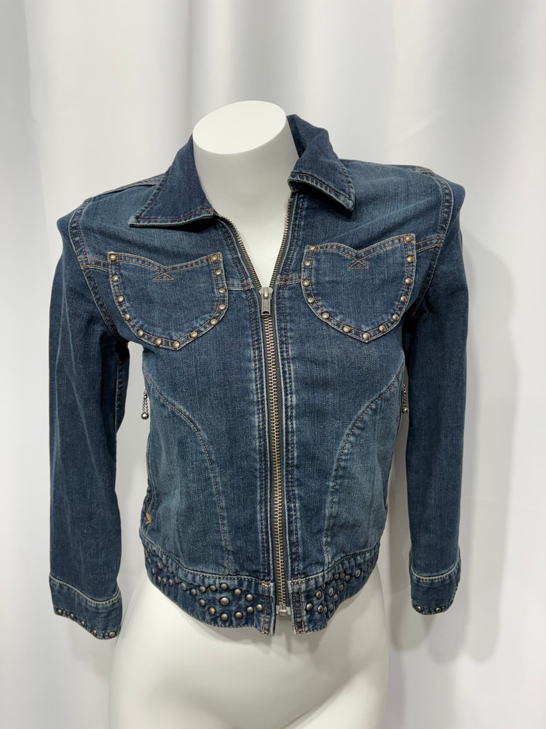 🎸Hysteric Glamour 스터드 데님 자켓🎸 상품이미지4