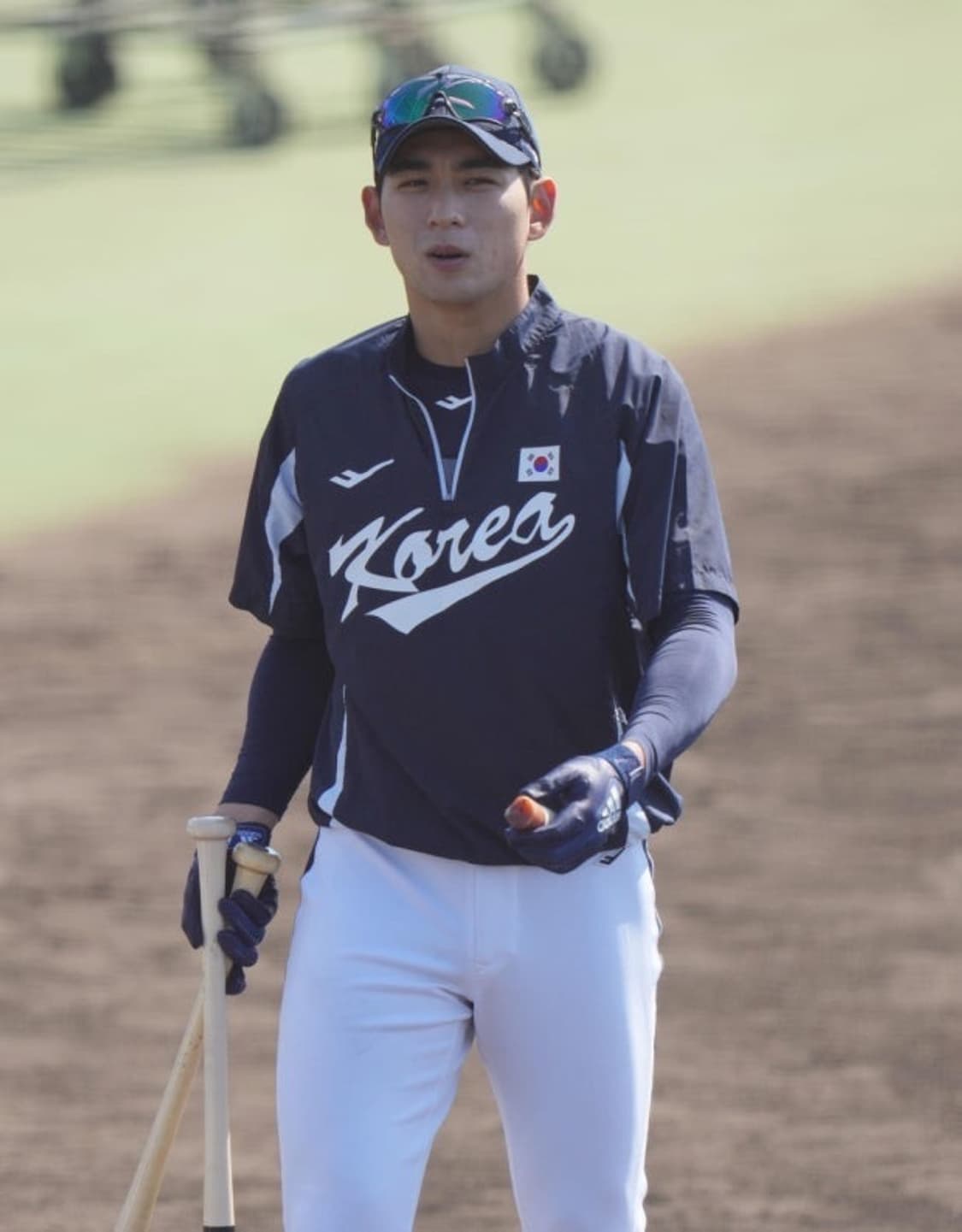 KBSA 야구 국가대표팀 반팔 웜업 바람막이 네이비 상품이미지10