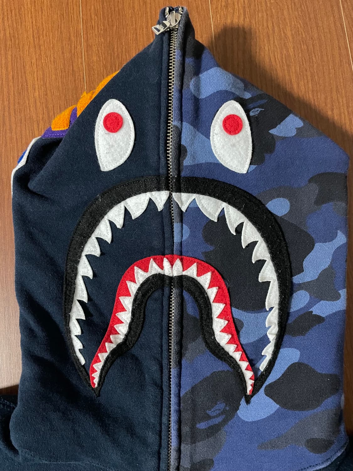 베이프 청계 반카모 후드집업 XL 상품이미지4