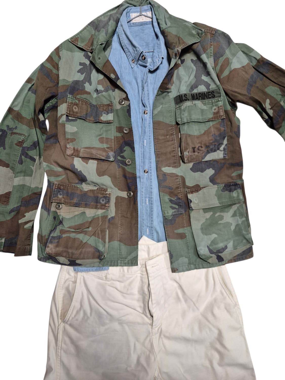 빈티지 US 마린 카모 bdu자켓 상품이미지7