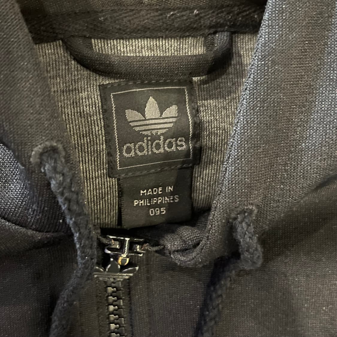 아디다스 블랙 후드 져지 집업 상품이미지3