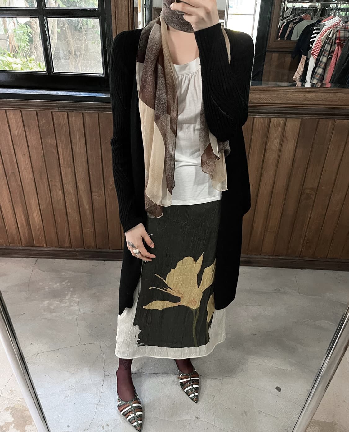 DIESEL draoed longline cardigan 상품이미지1