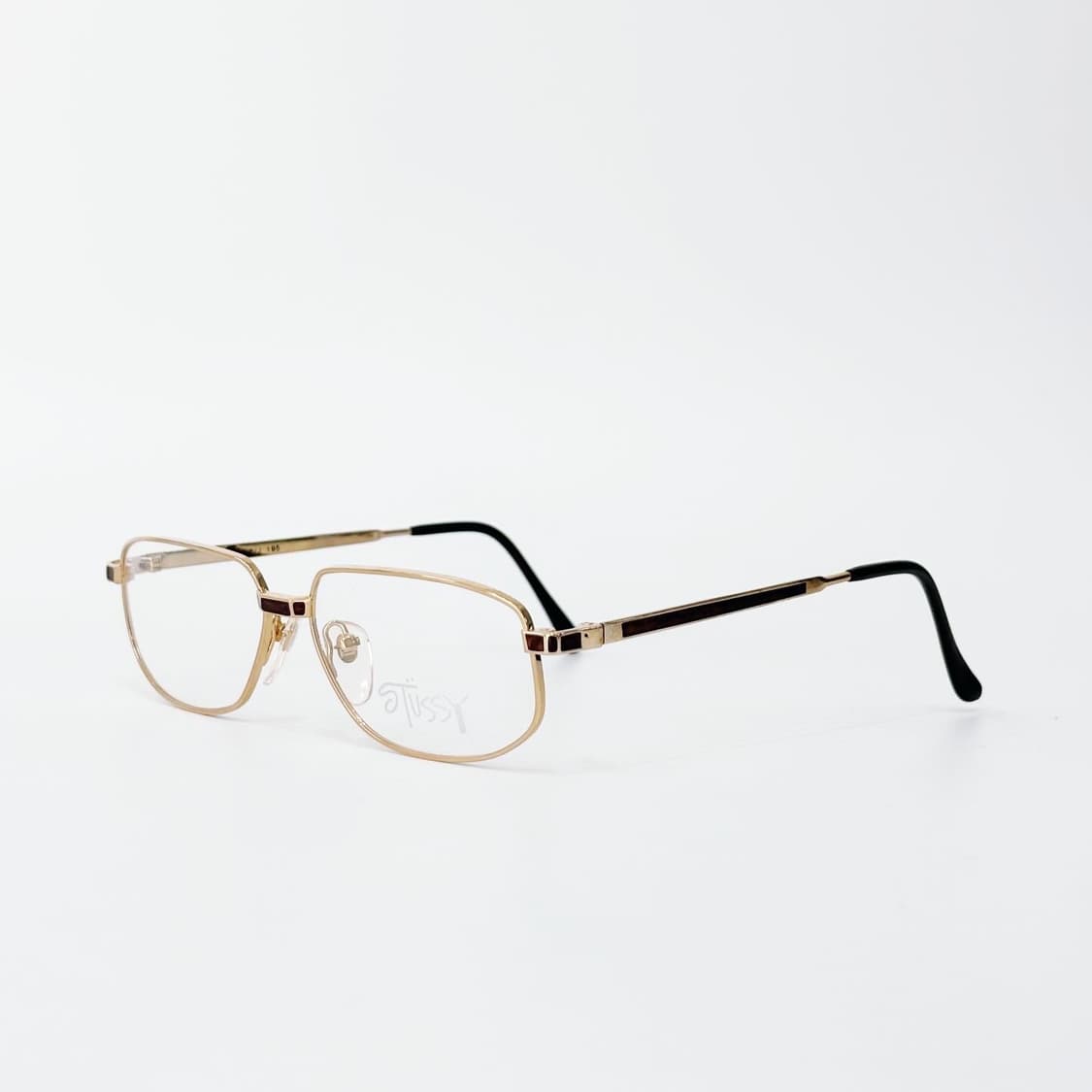 STUSSY 골드 스퀘어 데드스탁 빈티지안경 상품이미지2