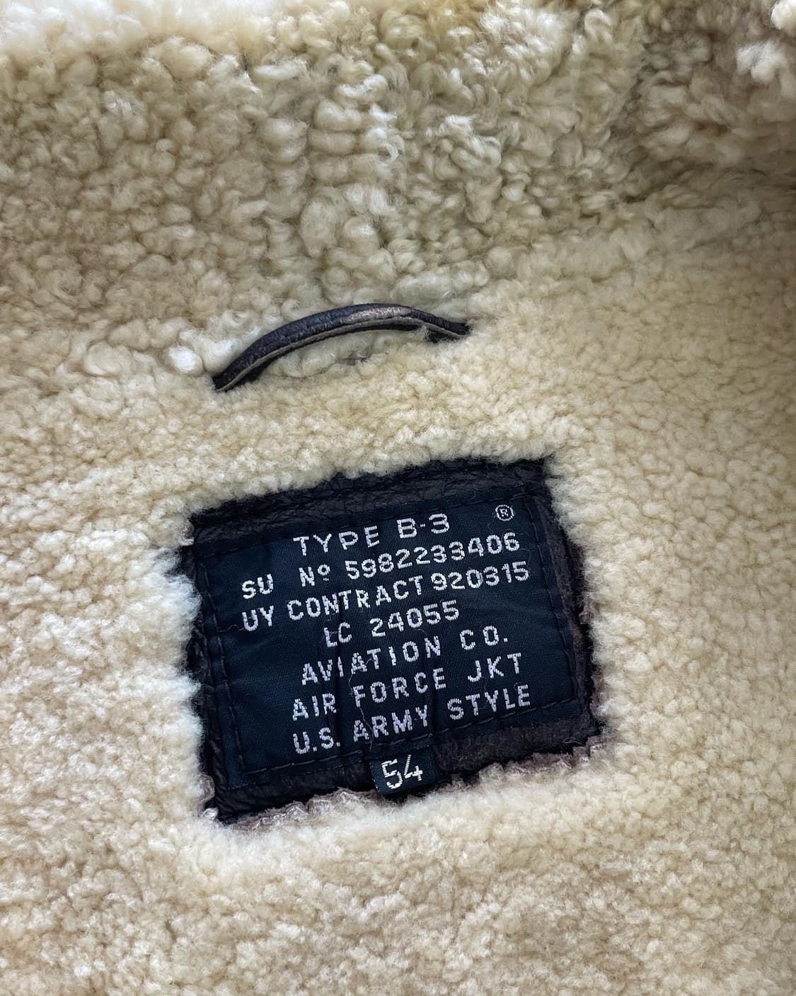 빈티지 밀리터리 b-3 무통 자켓 (105-110) 상품이미지3