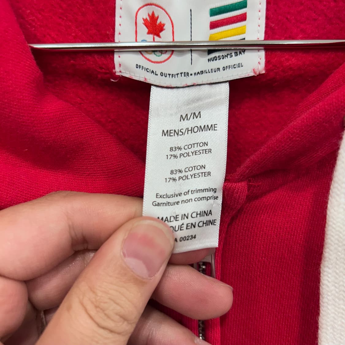 허드슨 베이 캐나다 올림픽 캐나다 국대 후드집업 상품이미지4