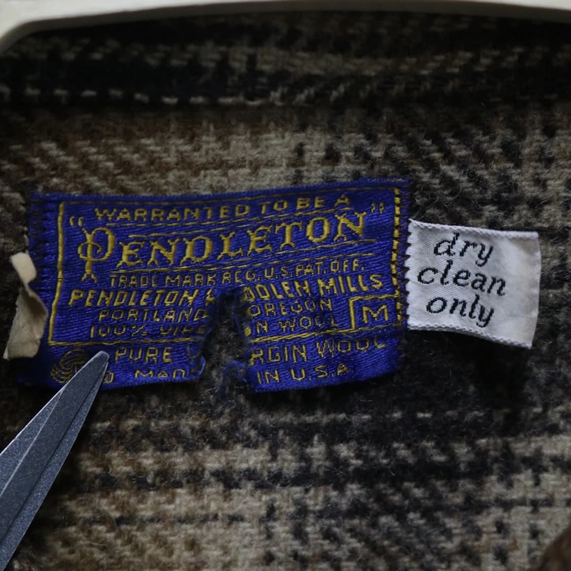 70'S 펜들턴 체크 울 자켓 60988 상품이미지7