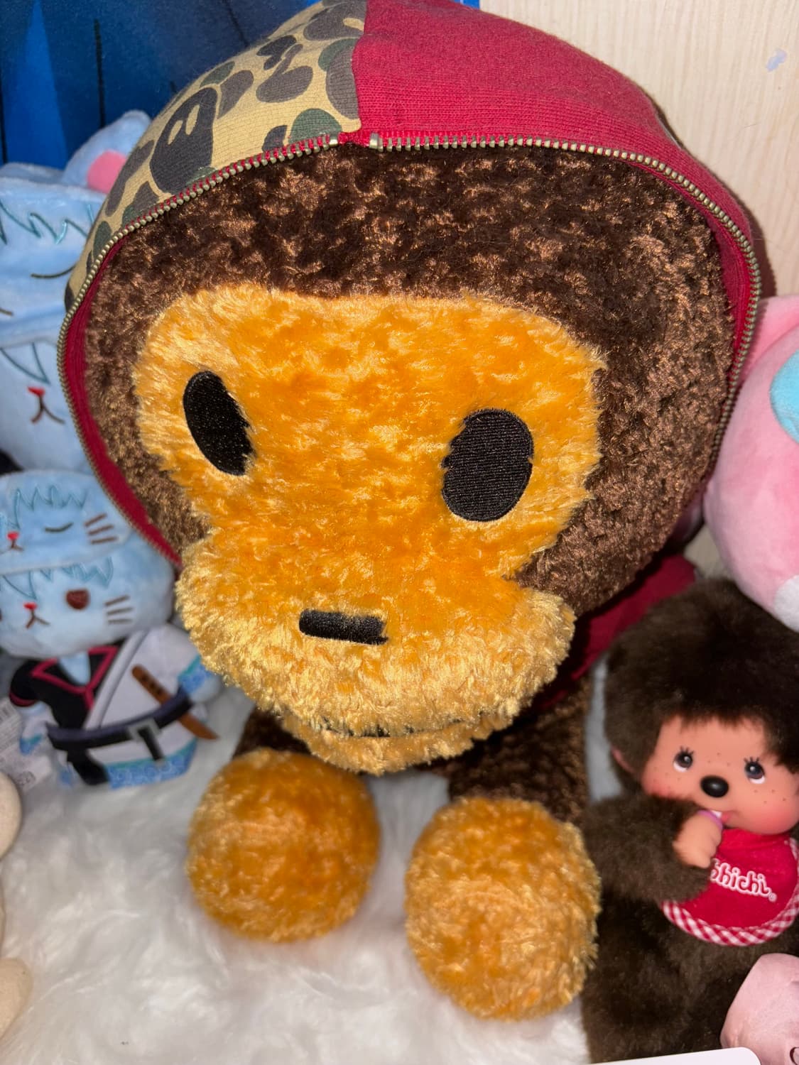 베이프 베이비 마일로 샤크 후드집업 인형  상품이미지1