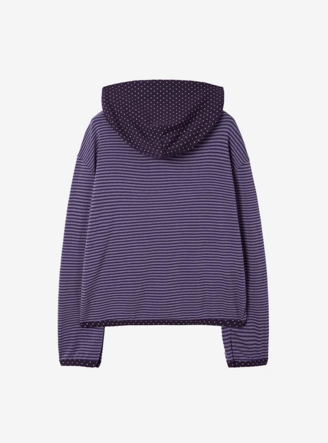 바니쉬먼트 Ruffle point zip-up hoodie_purple 상품이미지3