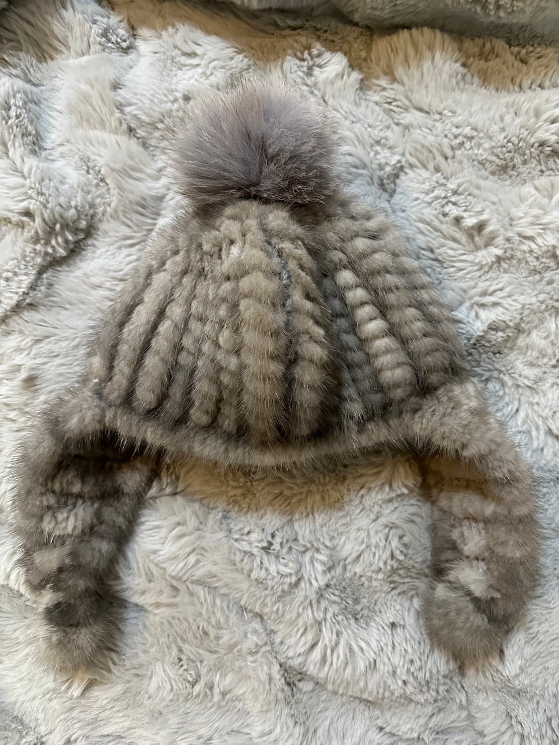 일본 빈티지 밍크 모자 판매합니다.  상품이미지1