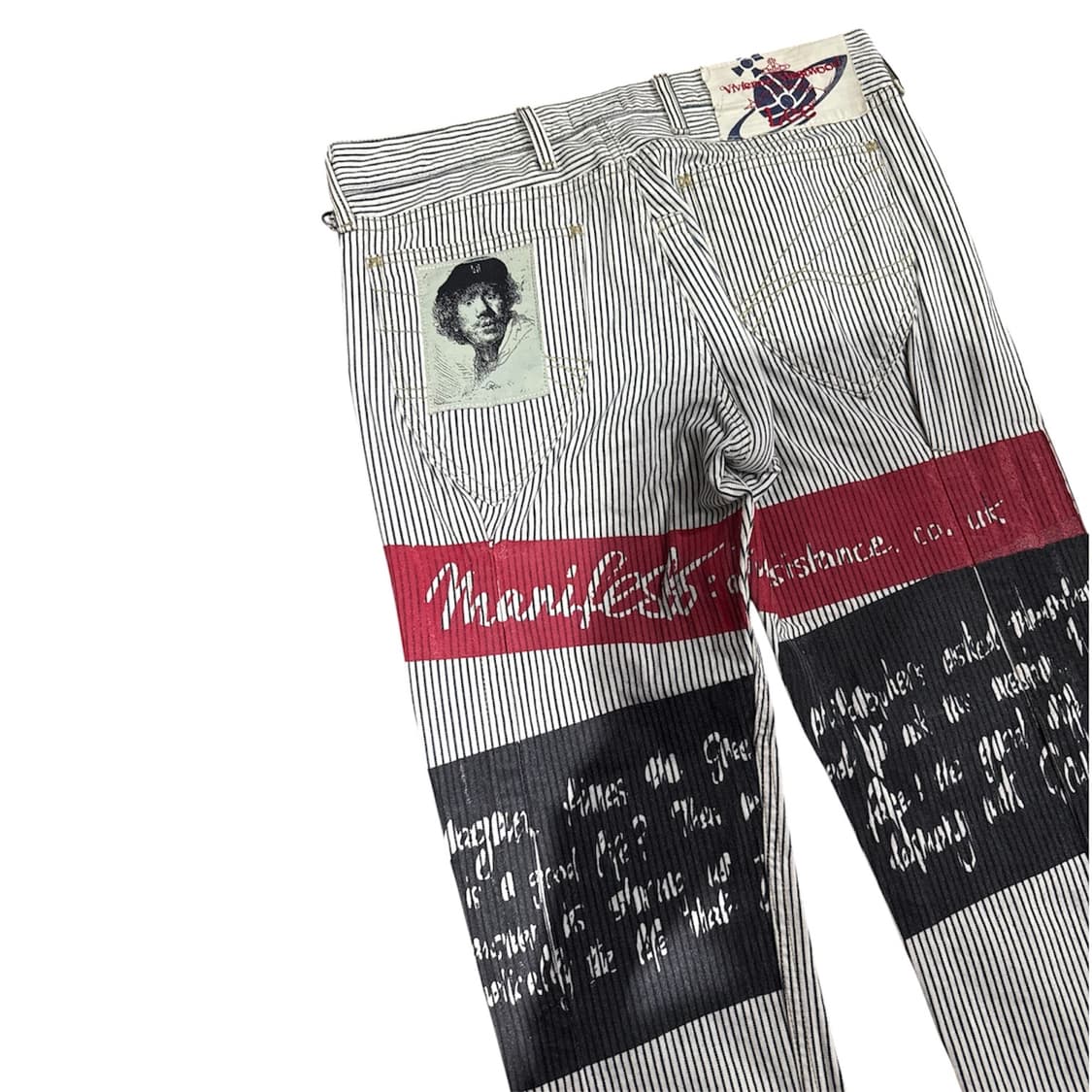 Vivienne westwood patchwork stripe denim 상품이미지3