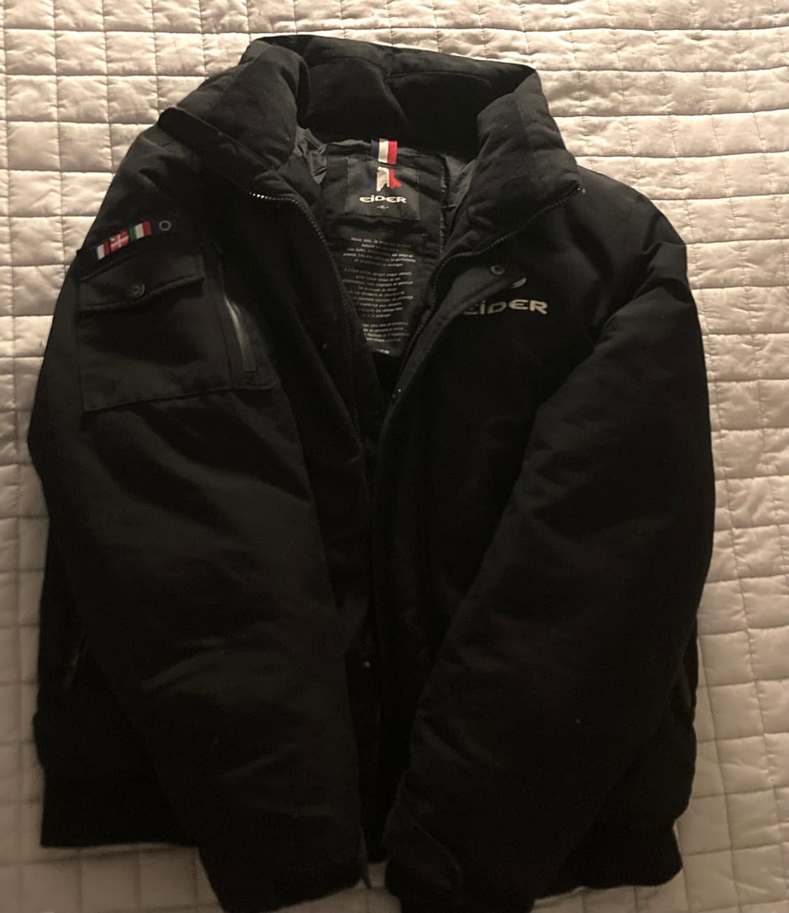 아이더 패딩 블랙 남여공용 Xl 상품이미지1