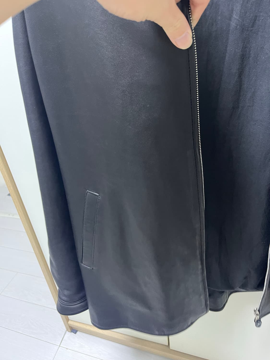 헤릴 herill 램 레더 자켓 3 상품이미지5