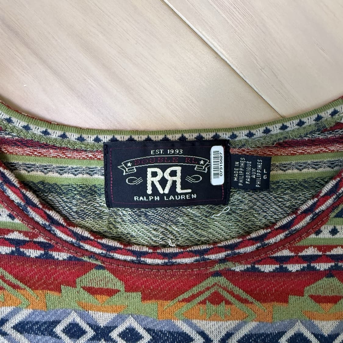 랄프로렌 RRL 자카드 저지 포켓 티셔츠 상품이미지3