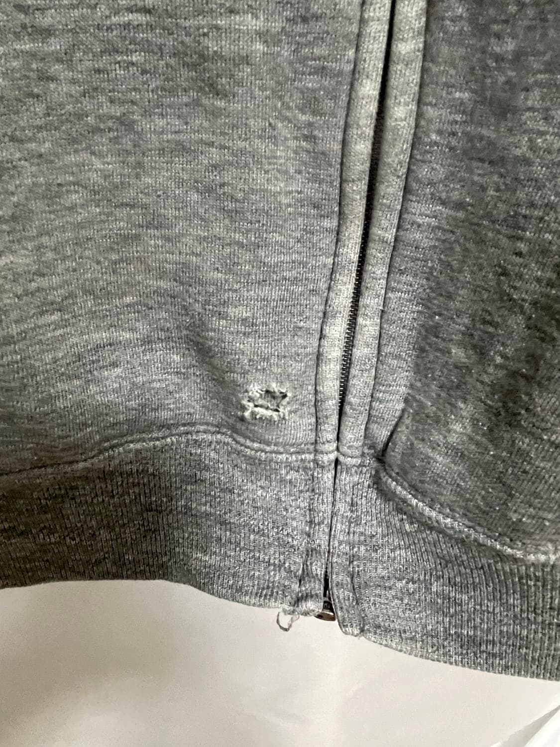 [D.O Vtg] 80s 러셀 50/50 후드 집업 그레이(L) 상품이미지6