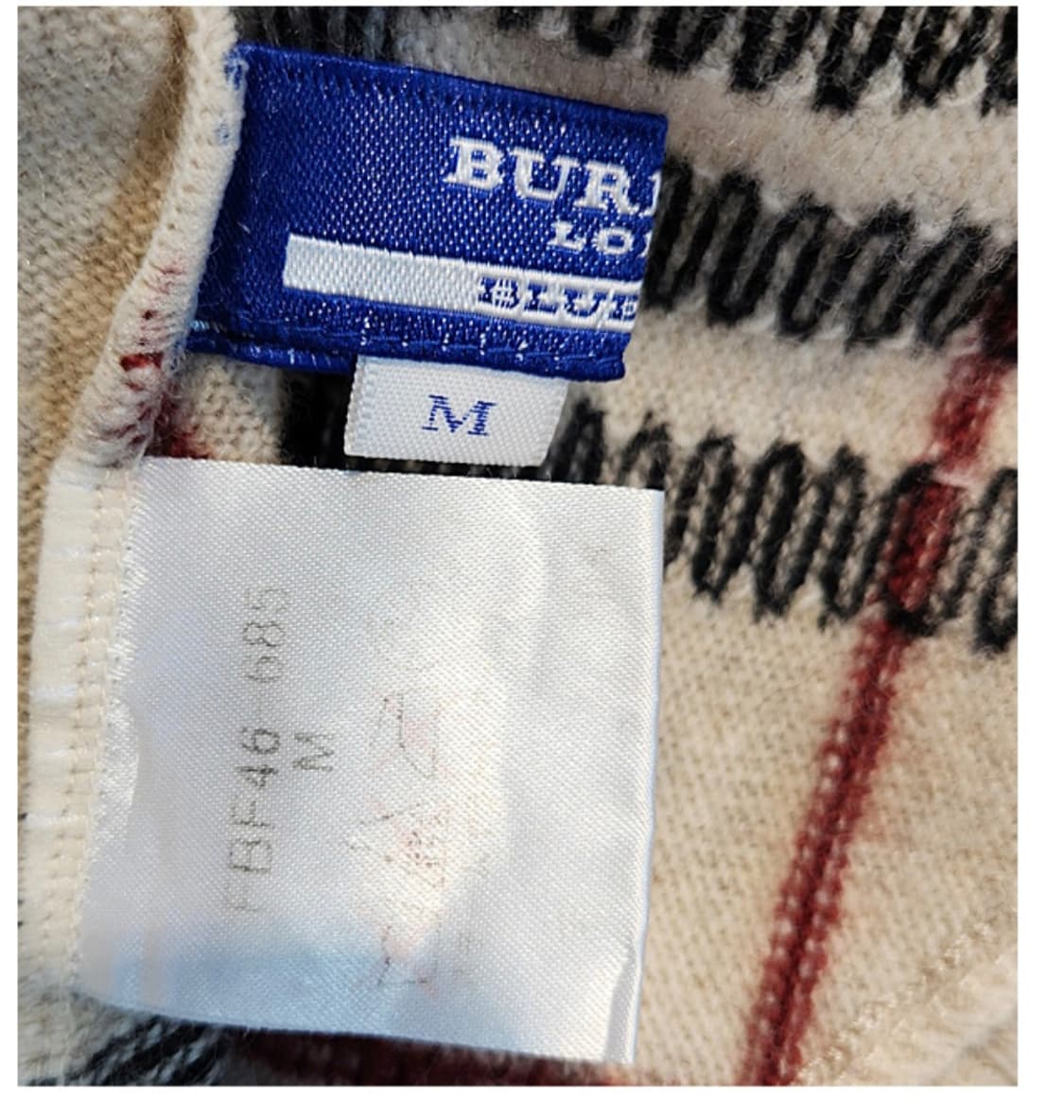 BURBERRY 버버리 런던 블루라벨 노바 체크 터틀넥
 울 니트 상품이미지7